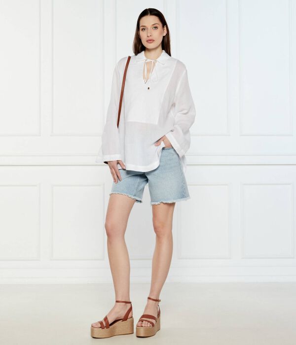 Кожаные туфли на платформе Tommy Hilfiger, коричневый — фото 2