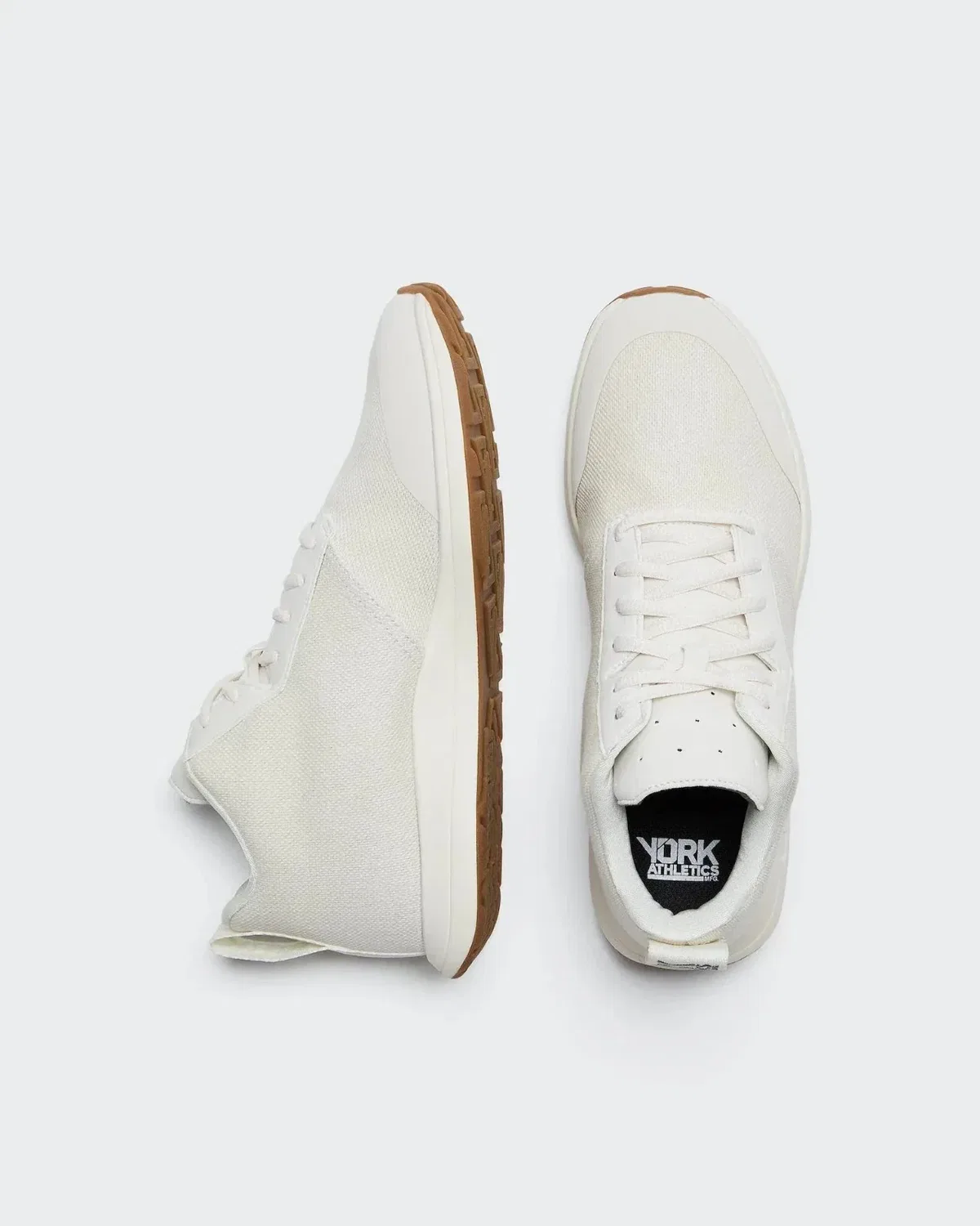 YORK Athletics Mfg Кроссовки Henry Mid Sneakers White Trainer Shoes HAWK2354 — фото 2