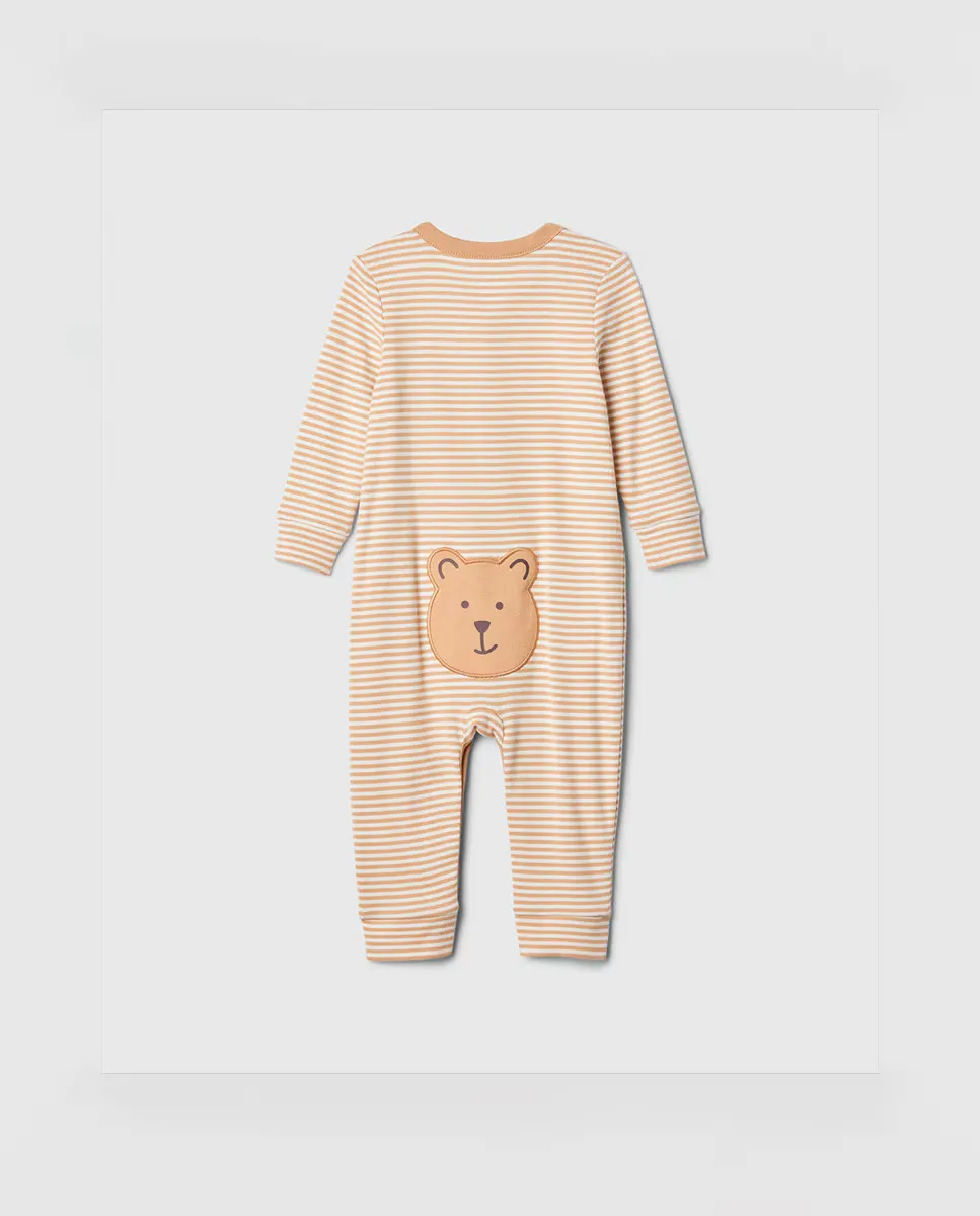 

Комбинезон с принтом медведя для мальчика Gap, коричневый