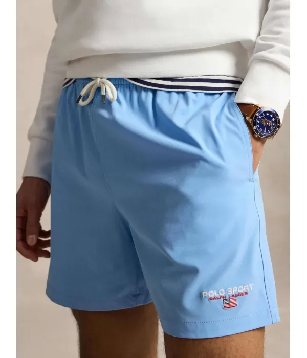 Плавки Traveller regular fit Polo Ralph Lauren, небесно-голубой — фото 4