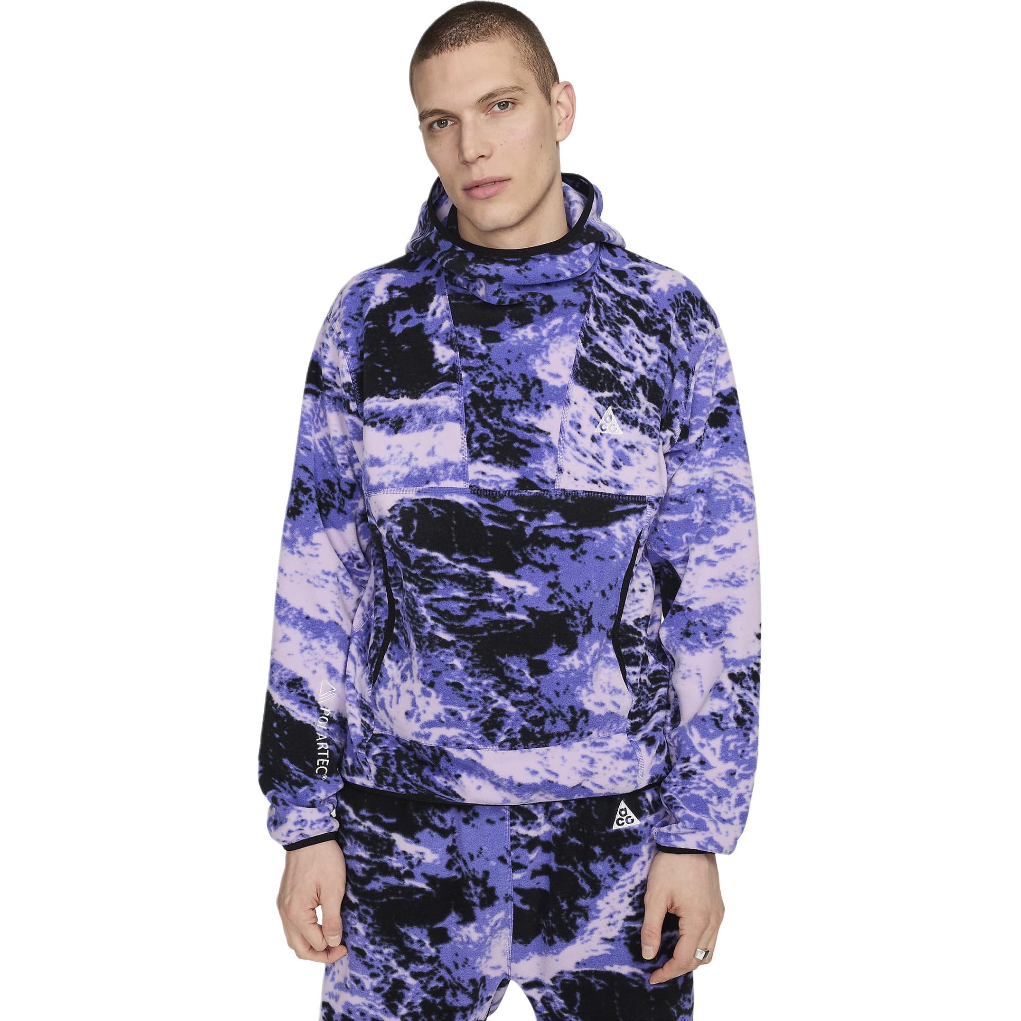 

Толстовка с принтом 'Wolf Tree' Nike, лиловый/черный/белый
