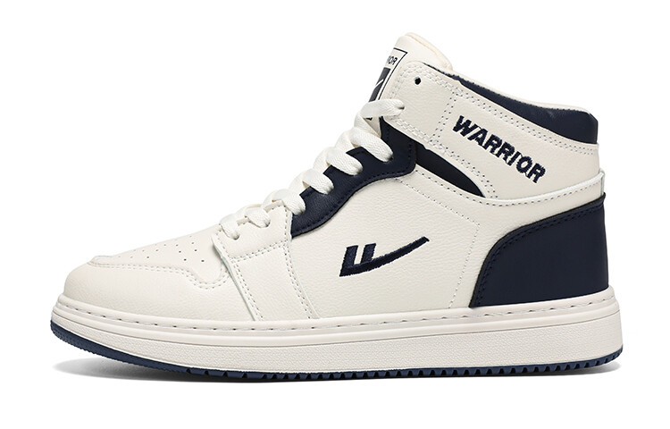 

Кроссовки WARRIOR Skateboarding Shoes Unisex High-top Beige/Blue, бежевый/синий