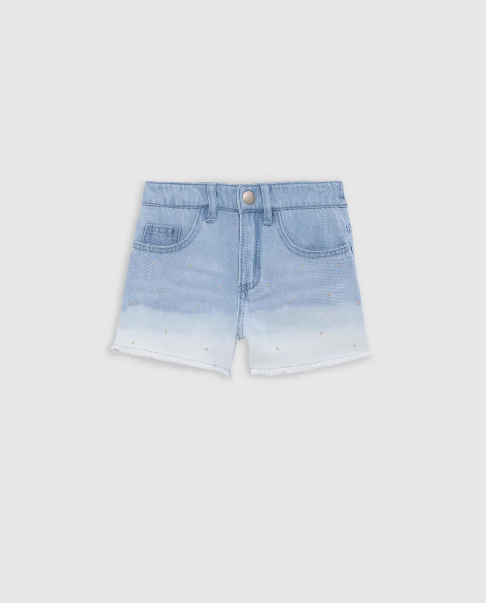 

Шорты для девочек с карманами и бахромой IKKS, синий