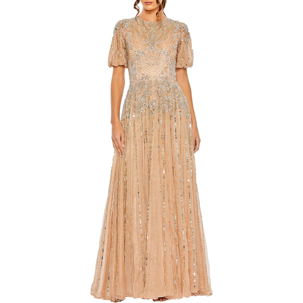 

Женское вечернее платье с декором Mac Duggal