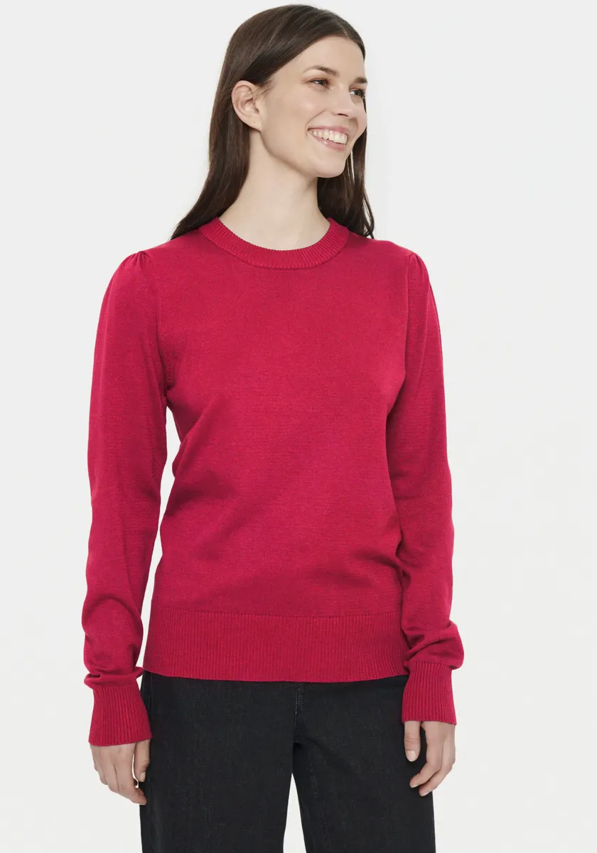 

Вязаный свитер Saint Tropez "MilaSZ Pullover", цвет Winterberry