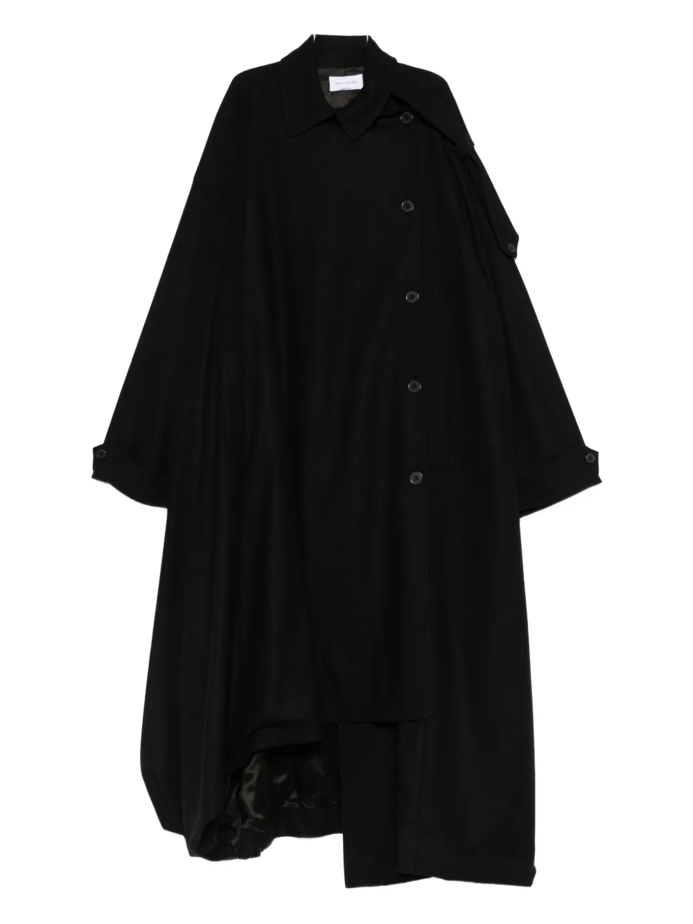 

Асимметричное пальто The Nina Studio, черный