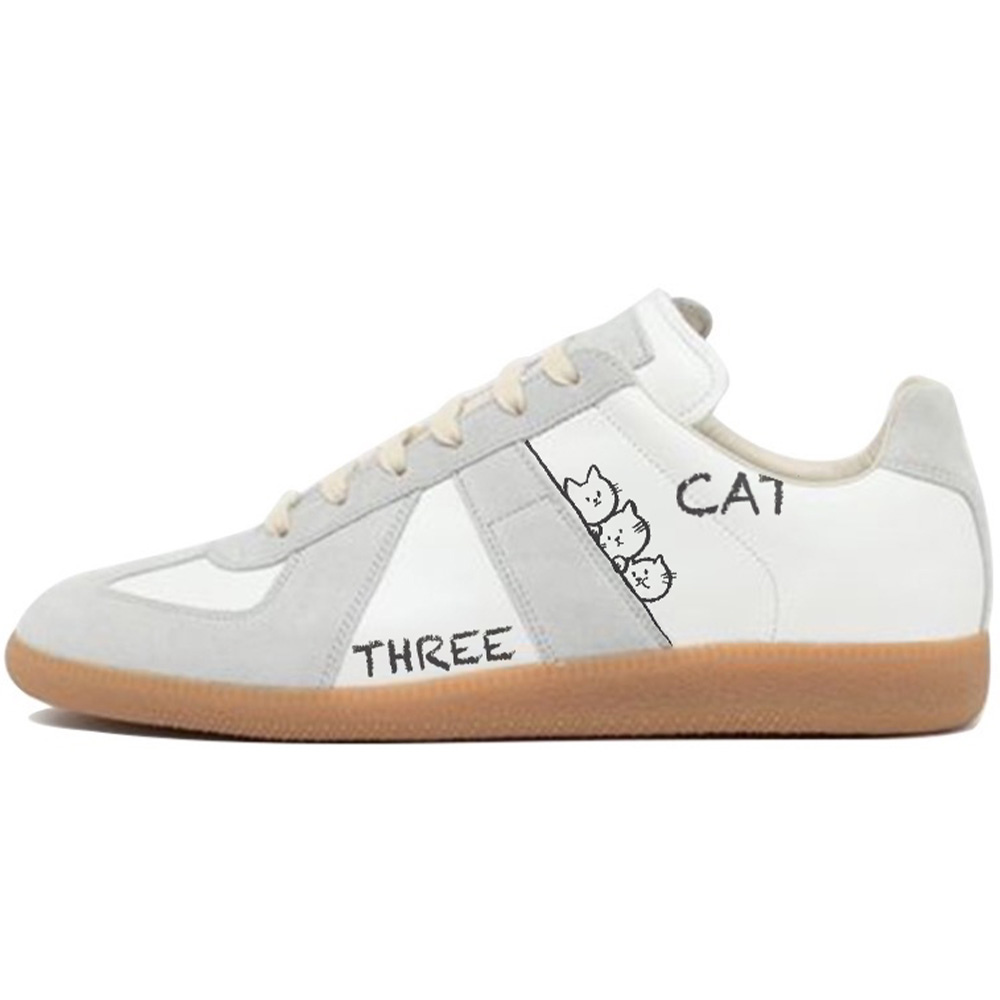 

Кроссовки Maison Margiela Skateboarding Shoes Men Low-top White, белый