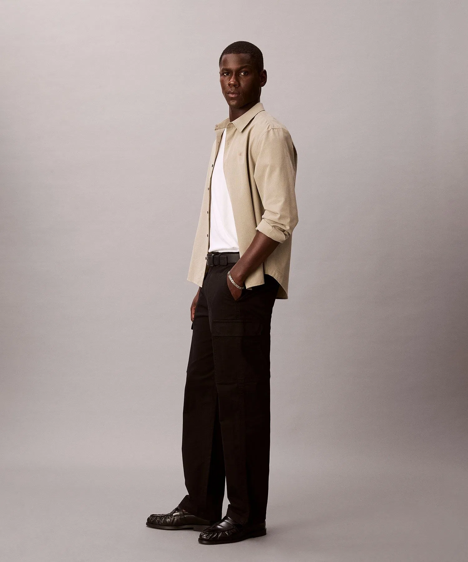 Мужские брюки Calvin Klein 90s Straight Cargo Pants — фото 2
