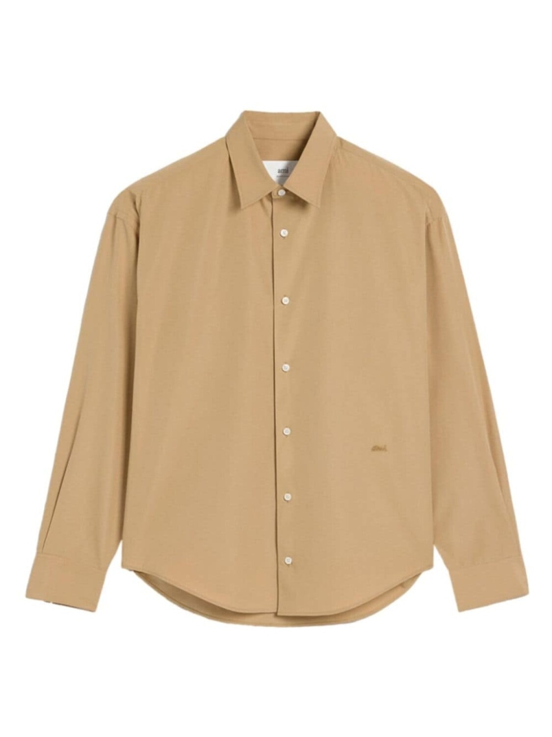 

AMI Paris рубашка свободного кроя, нейтральный цвет