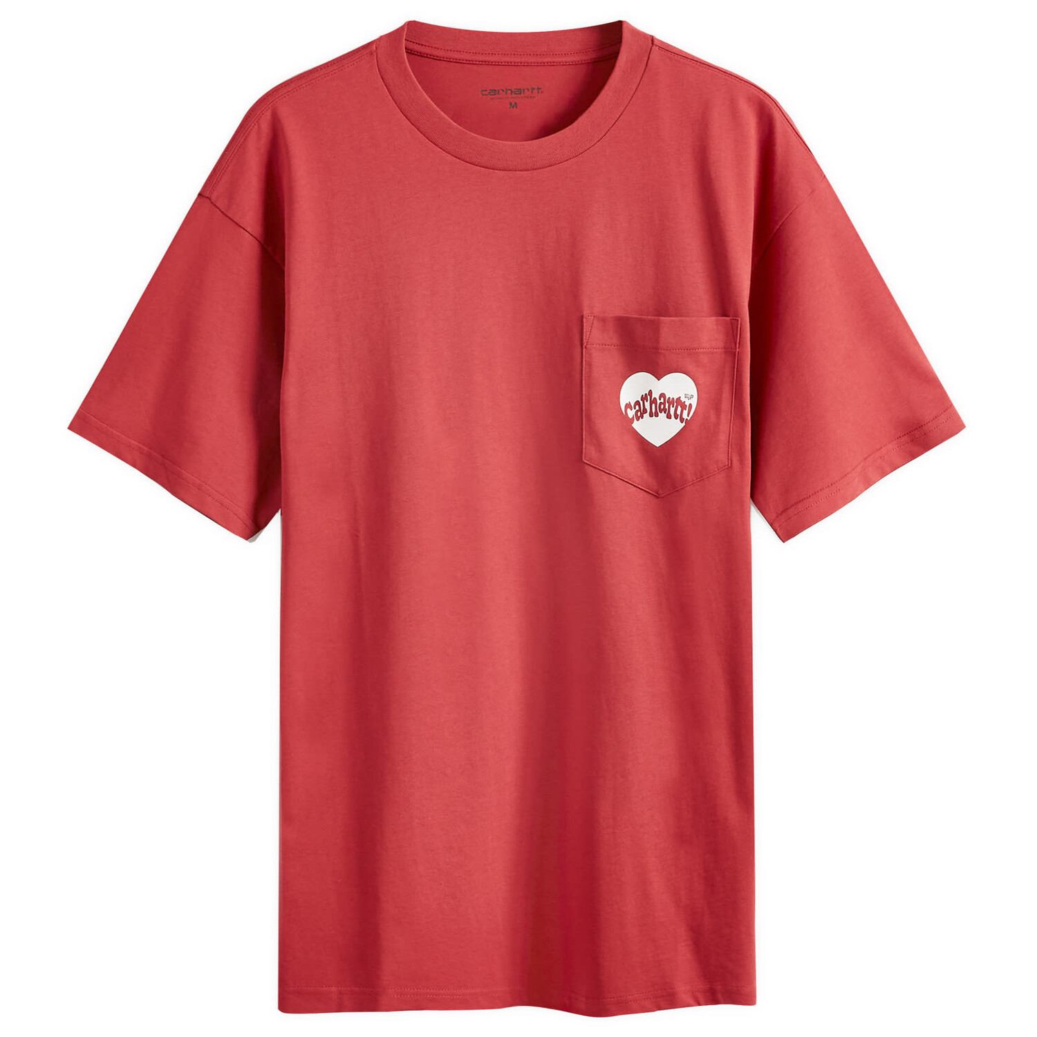 

Футболка Carhartt Wip Amour Heart Pocket T-Shirt, цвет Tuscany & White