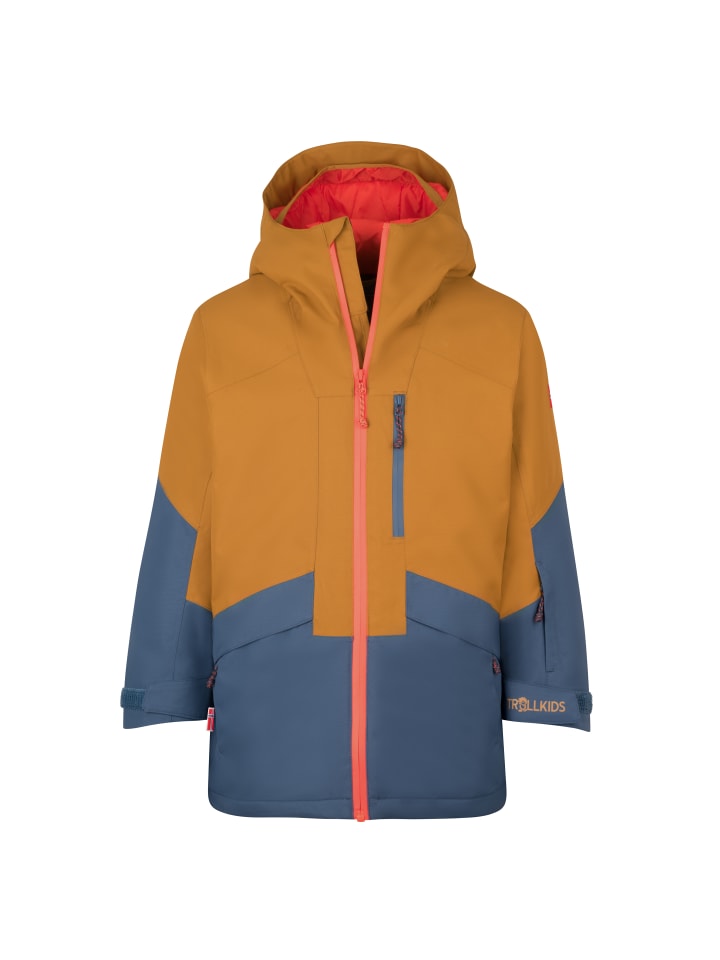 

Бронзово-синяя куртка Kongsberg для лыж/сноуборда Trollkids