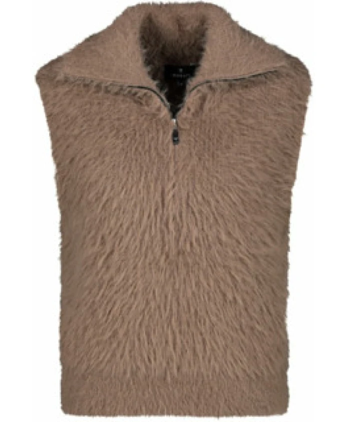 

Классический женский свитер однотонного цвета. Monari, коричневый