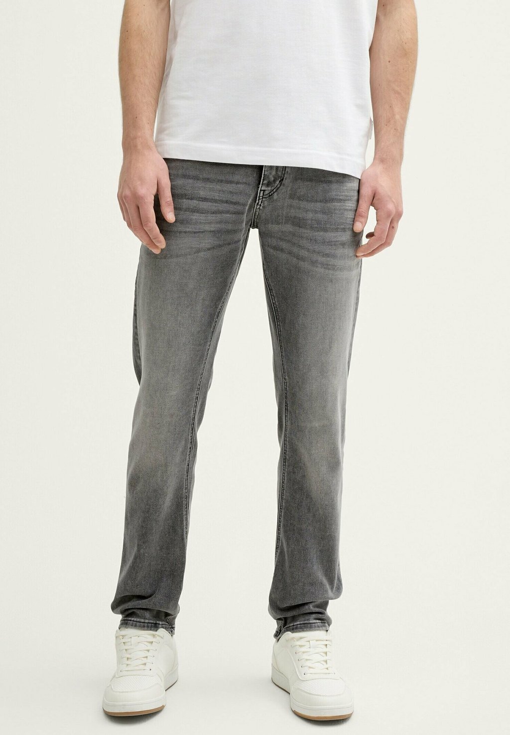 

Джинсы прямого кроя TOM TAILOR, цвет Used Light Stone Grey Denim