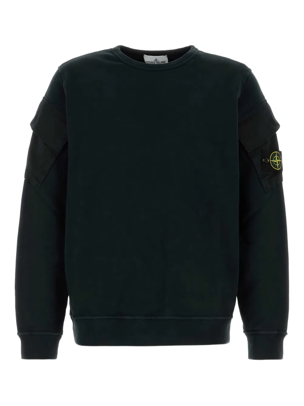 

Толстовка с нашивкой Compass Stone Island, черный