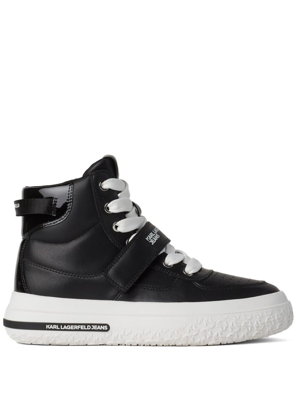 

Karl Lagerfeld Jeans высокие кеды Kup Strap, черный
