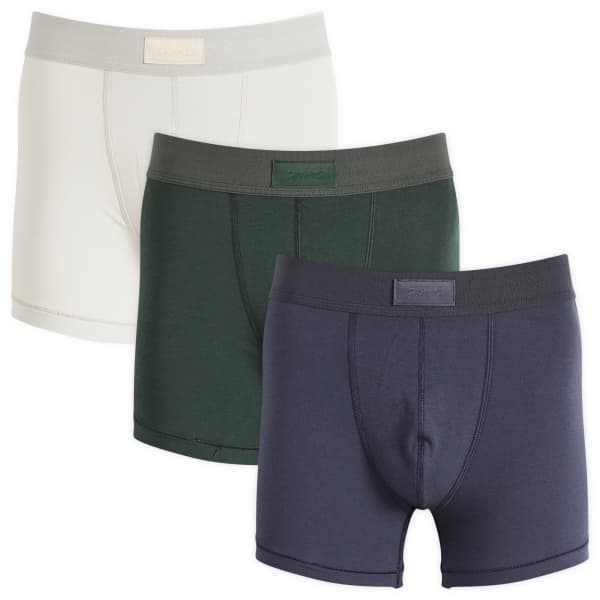 

Комплект из 3 боксерских трусов шириной 3 дюйма Skims, синий черный мультиколор