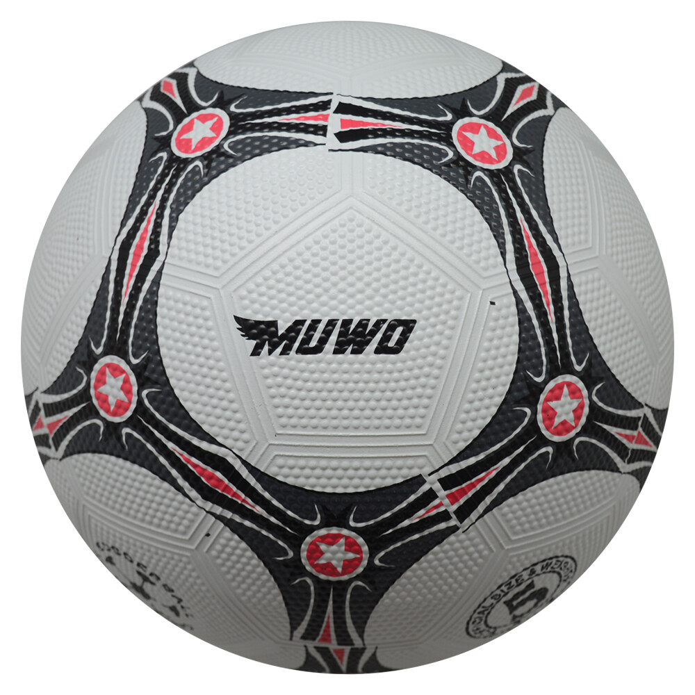 

MUWO "Topscorer" резиновый футбольный мяч белый красный
