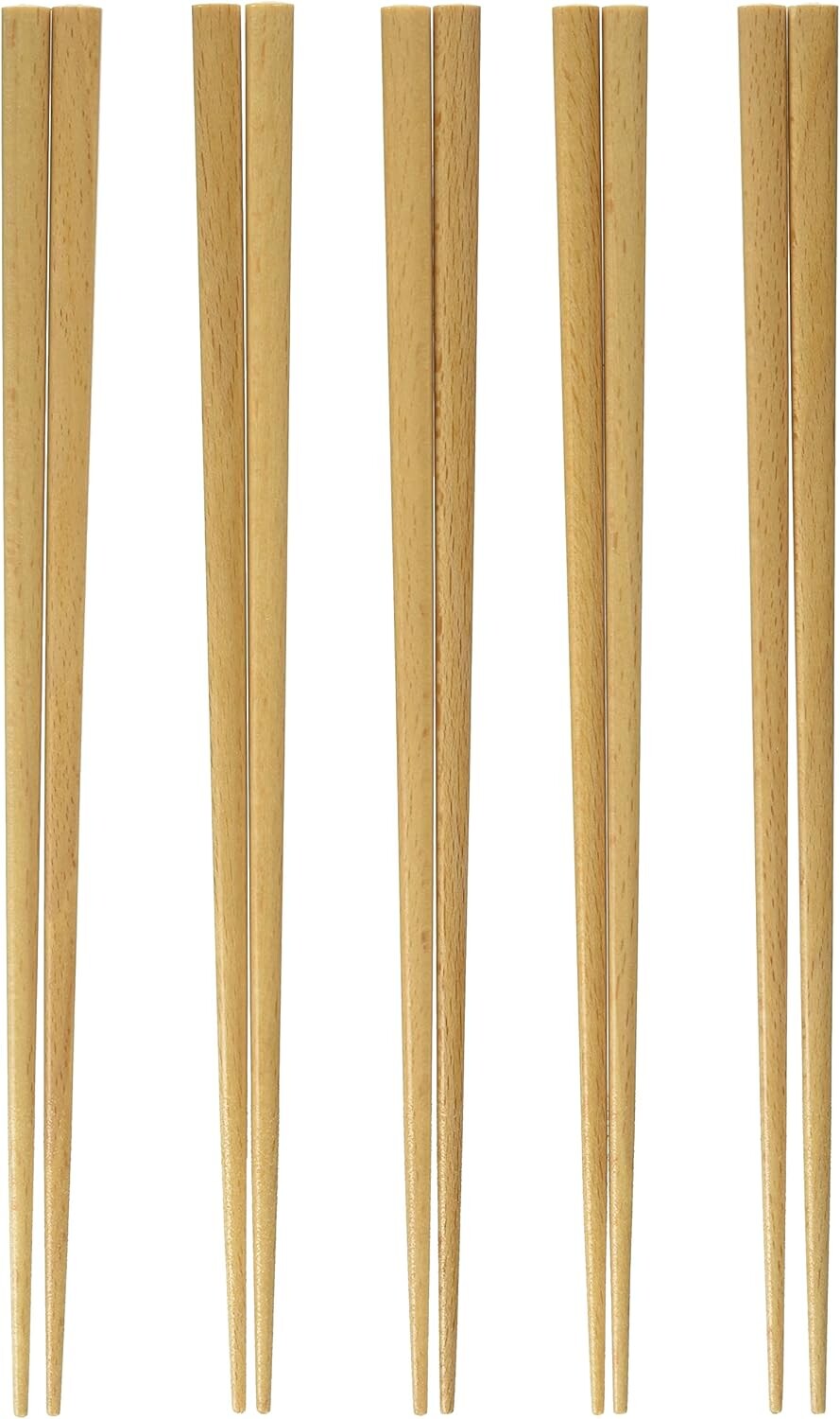 

Tanaka Chopsticks-Shop Раскрашенные Wakasa палочки для еды, деревянные жаропрочные палочки для еды, набор из 5 шт. Tanaka-hashi