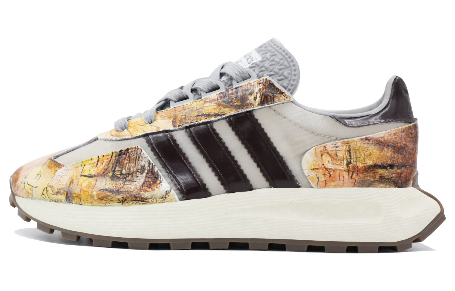 

Кроссовки Retropy E5 унисекс с низким верхом коричневый черный Adidas Originals