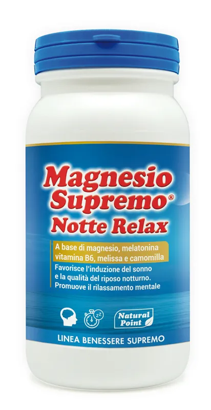

Natural Point Magnesium Supremo Night 150 г Способствует физиологическому сну Magnesio Supremo