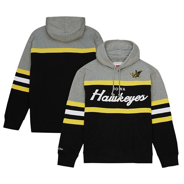 

Мужская черная толстовка с капюшоном Iowa Hawkeyes Head Coach Mitchell & Ness, Черный, Мужская черная толстовка с капюшоном Iowa Hawkeyes Head Coach Mitchell & Ness
