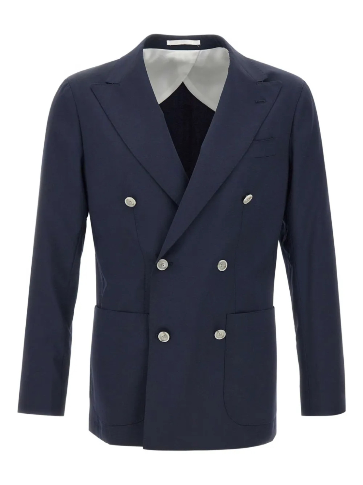 

Шерстяной блейзер Barba, синий