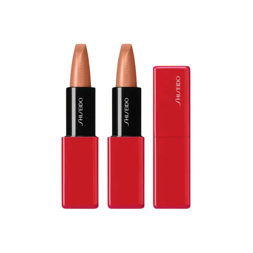 Помада сатиновая SHISEIDO TechnoSatin Bright Cinnamon Milk Tea