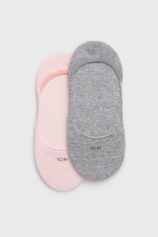 

Носки (2 пары) Calvin Klein, розовый