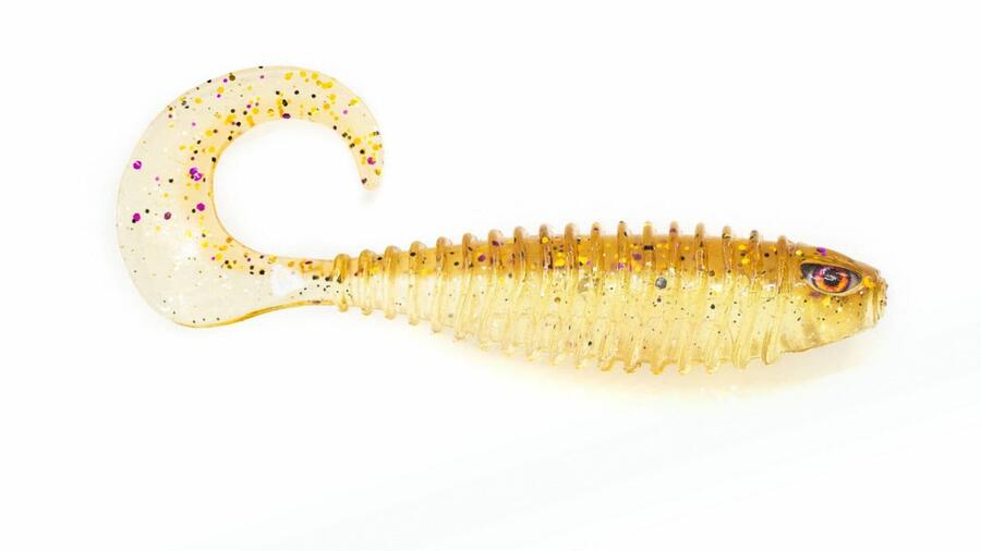 

CHASEBAITS Мягкая приманка - Curly Bait - 7,6 см - 109 Gold Shiner