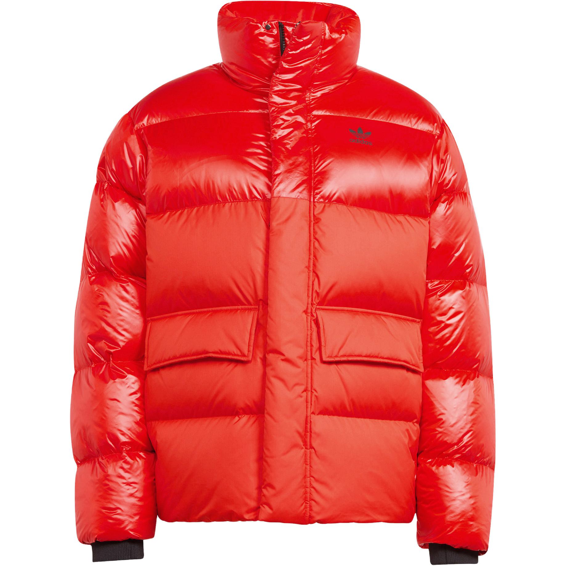 Adidas Originals Мужская пуховая куртка ярко-красная, Bright Red — фото 3