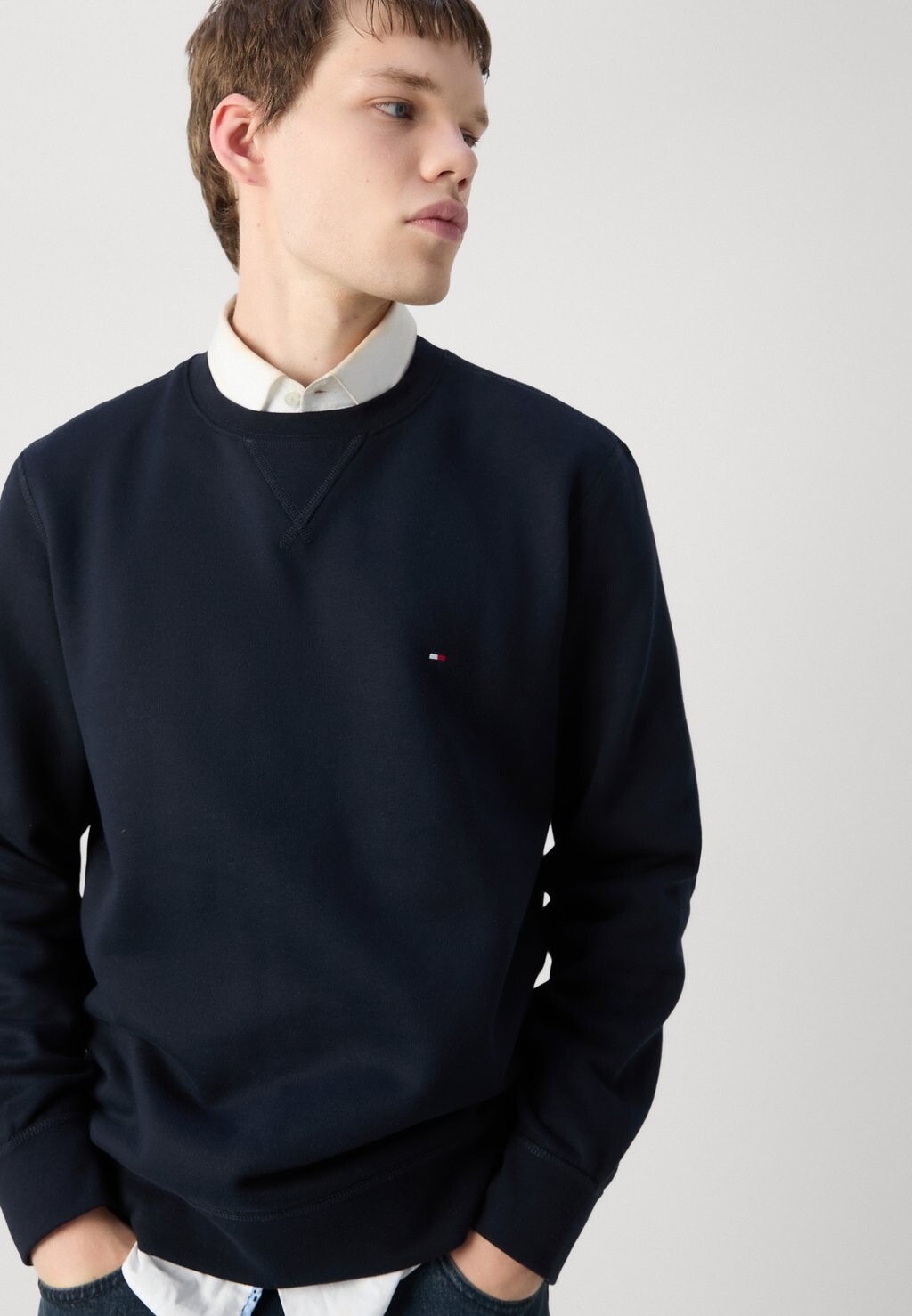 Толстовка ESSENTIAL CREWNECK Tommy Hilfiger, темно-синий — фото 4