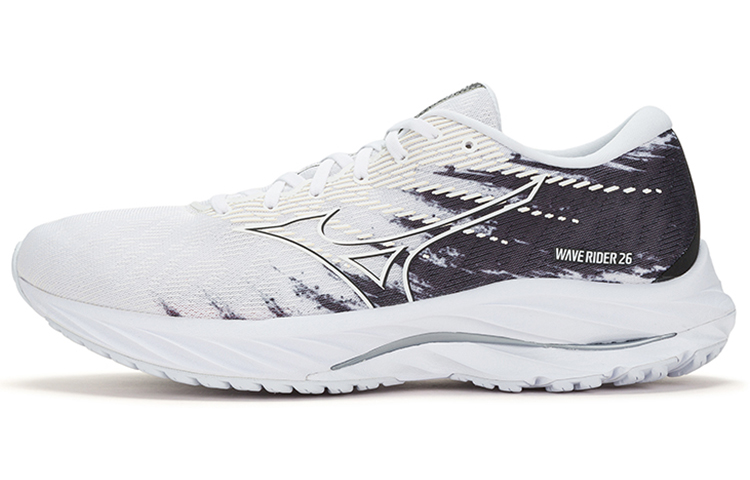 

Mizuno Wave Rider 26 Кроссовки унисекс, Black/White