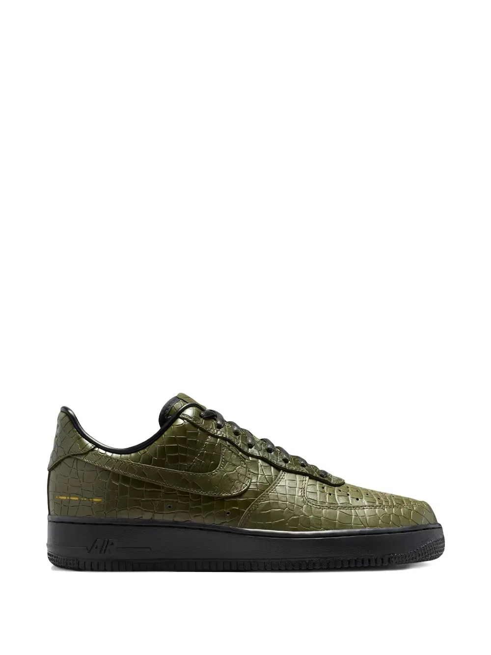 Низкие кроссовки Air Force 1 Croc Nike, зеленый