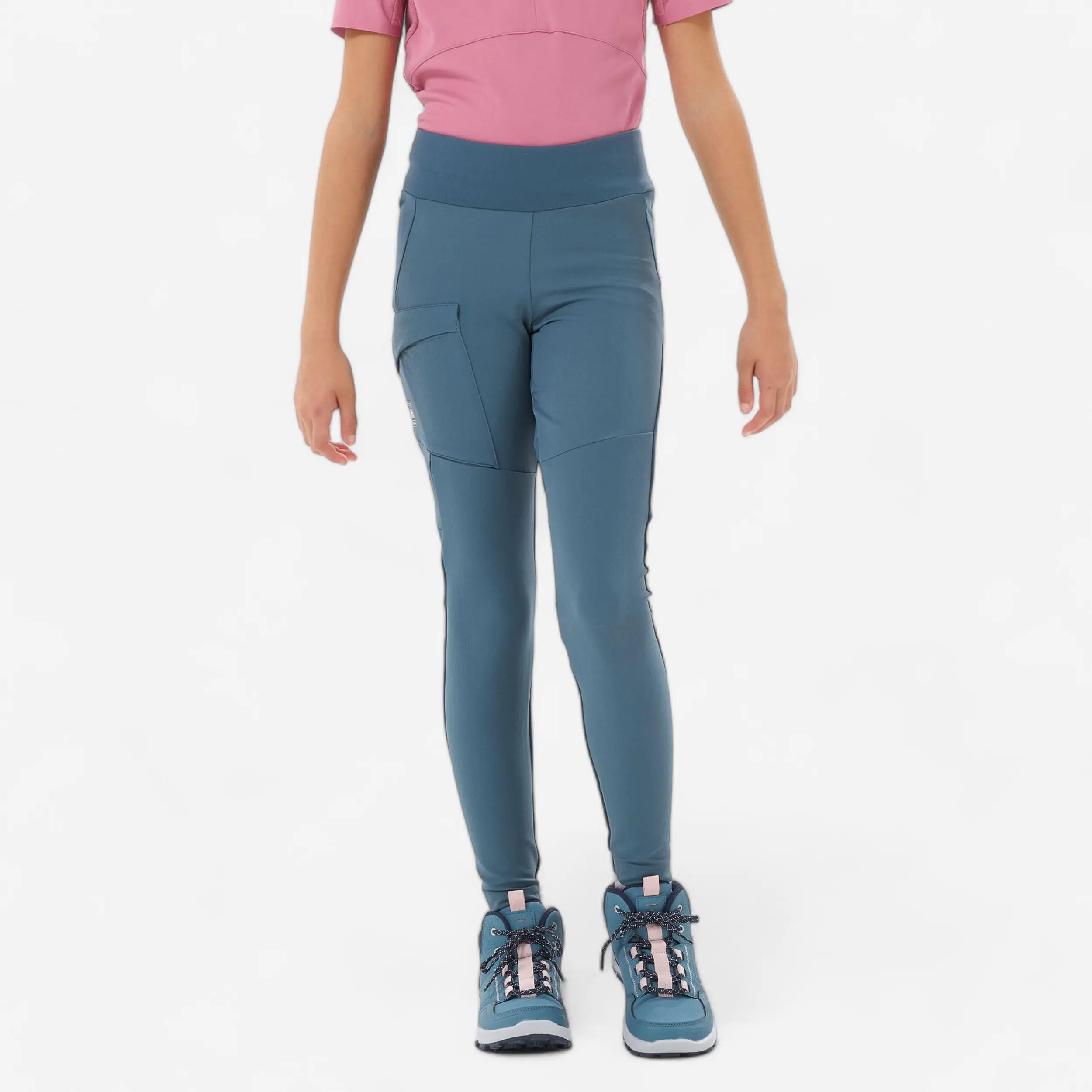 

Детские горные брюки для хайкинга Quechua MH500 7-15 лет синие