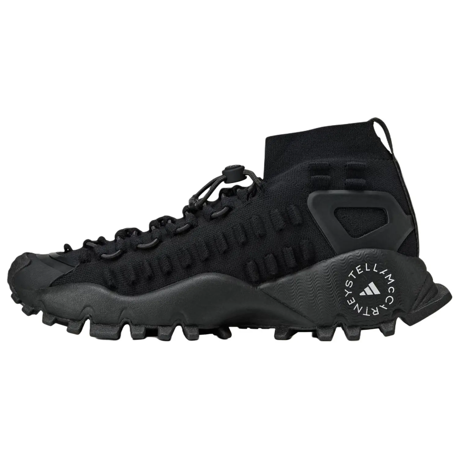 

Кроссовки By Stella McCartney Ridged sole Lace up Sneakers Adidas, черный