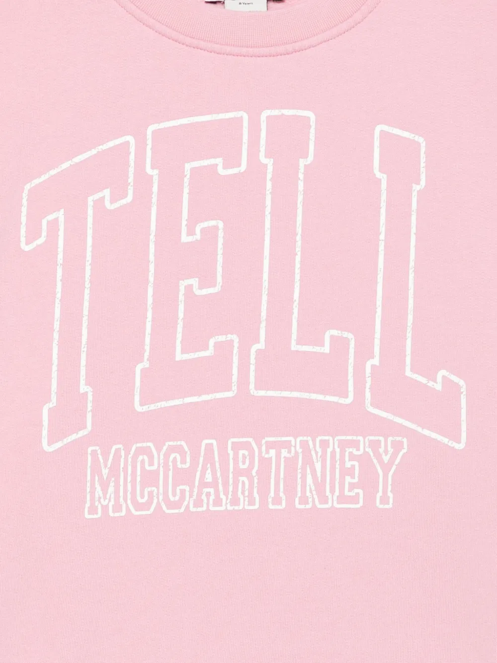Толстовка с вышитым логотипом Stella McCartney Kids, розовый — фото 3