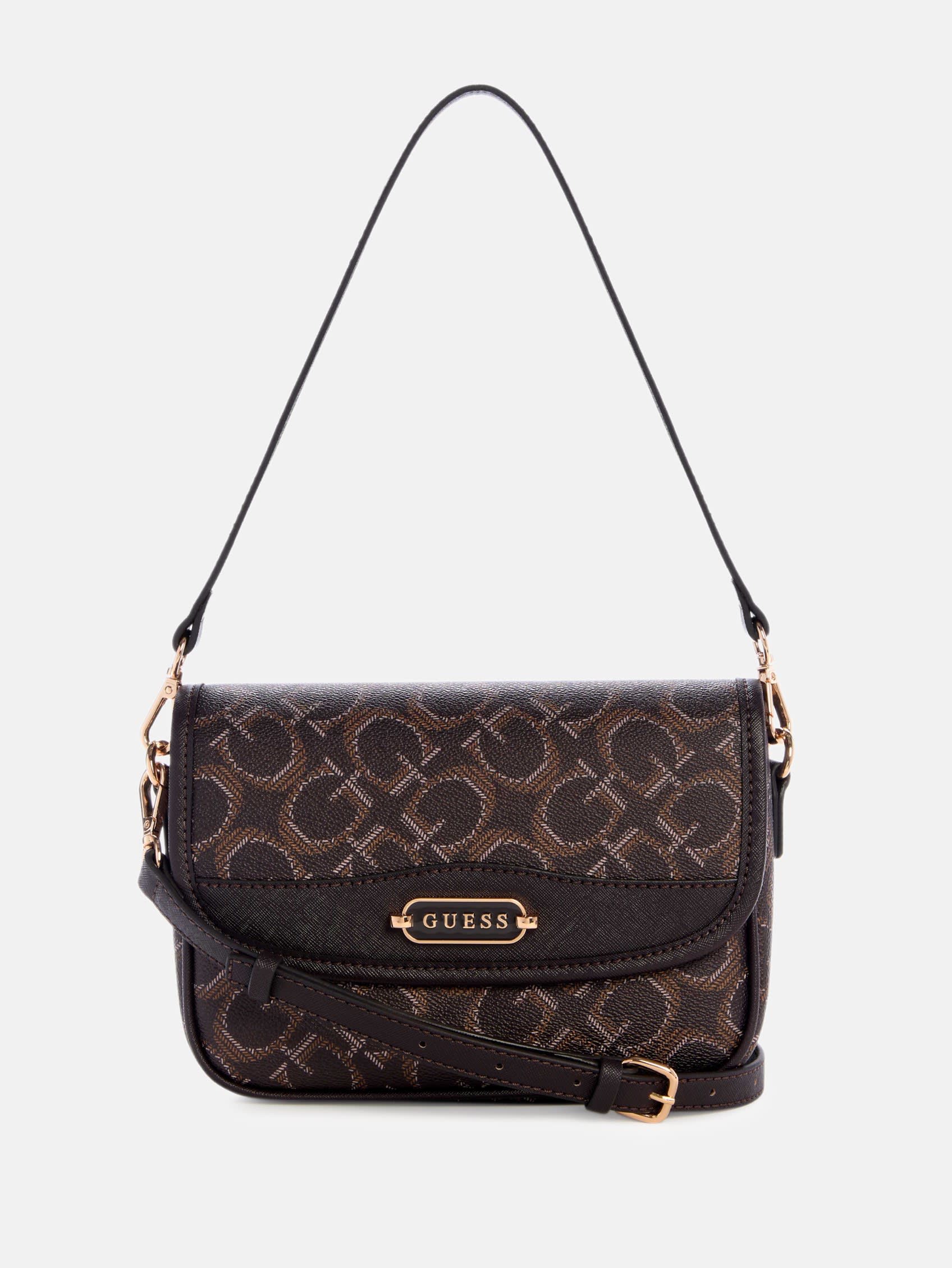 

Tuie Логотип Складная Сумка Через Плечо Guess Factory, Natural