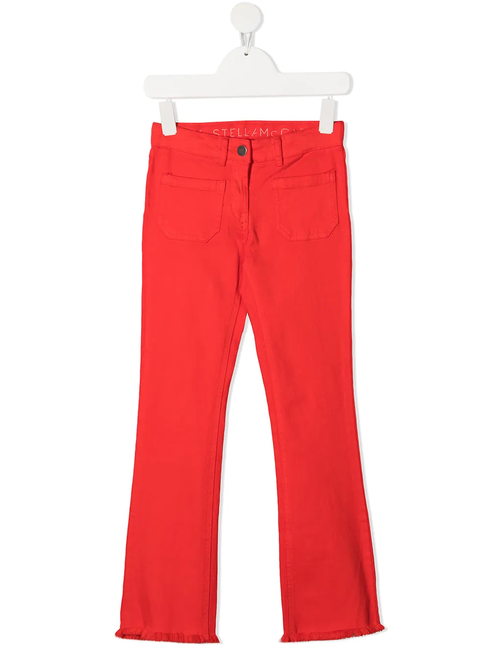

Узкие джинсы Stella McCartney Kids, красный