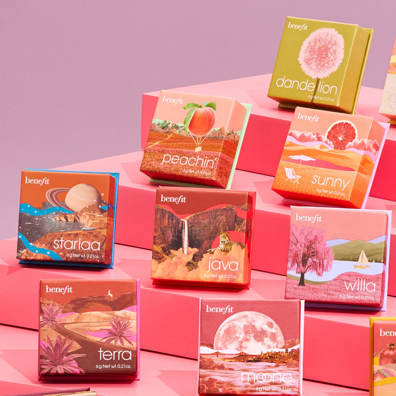 Розово-бронзовые румяна Starlaa Benefit Cosmetics, Full Size (6 g) — фото 3