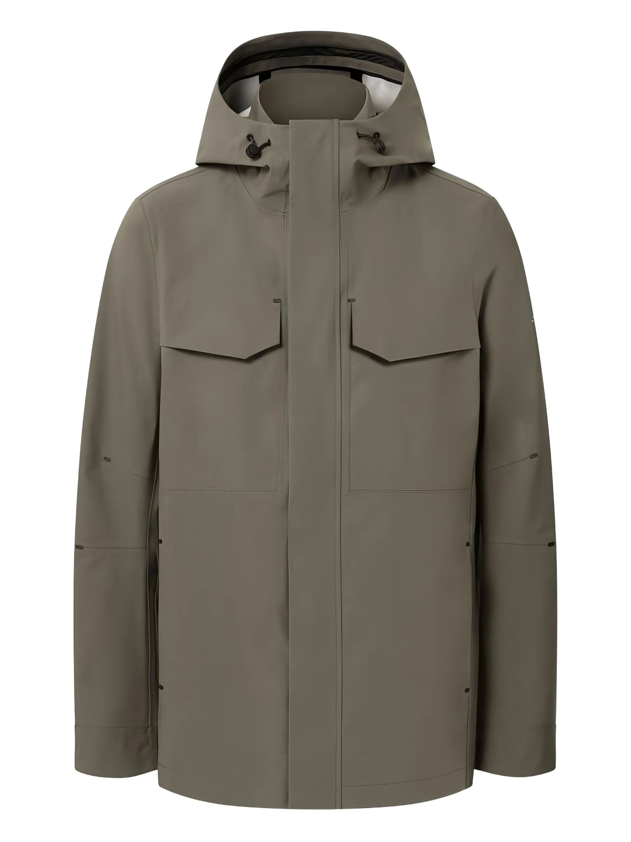 

Пальто с капюшоном Ecoalf, зеленый