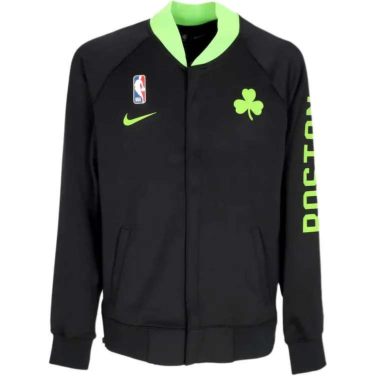 Толстовка NBA College City Edition Dri-FIT Showtime мужская Nike, черный/ярко-зеленый