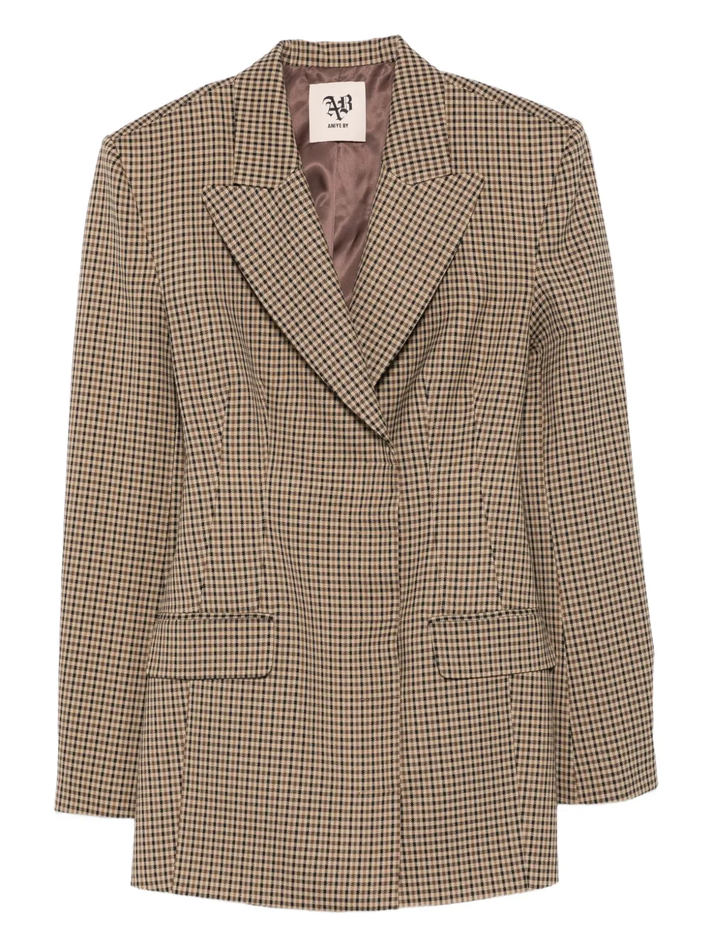 

Пиджак с заостренными лацканами Aniye By, коричневый