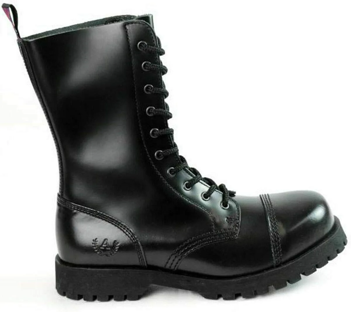Ботинки Alpha Rangers 10-Hole Ranger Festival Army Gothic Leather Combat Boots Original Alpha Rangers, черный — фото 3