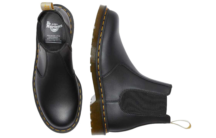 Мужские ботинки челси Dr.Martens 2976 Felix Vegan из веганских материалов, черный — фото 3