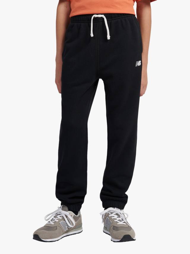 

Детские хлопковые джоггеры с логотипом New Balance, Caviar