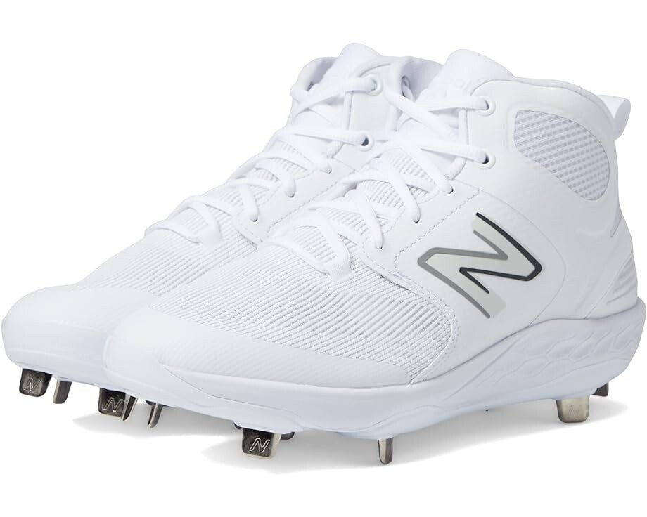 

Кроссовки New Balance Fresh Foam X 3000v6 Mid-Metal, цвет White/White, Серый, Кроссовки New Balance Fresh Foam X 3000v6 Mid-Metal, цвет White/White