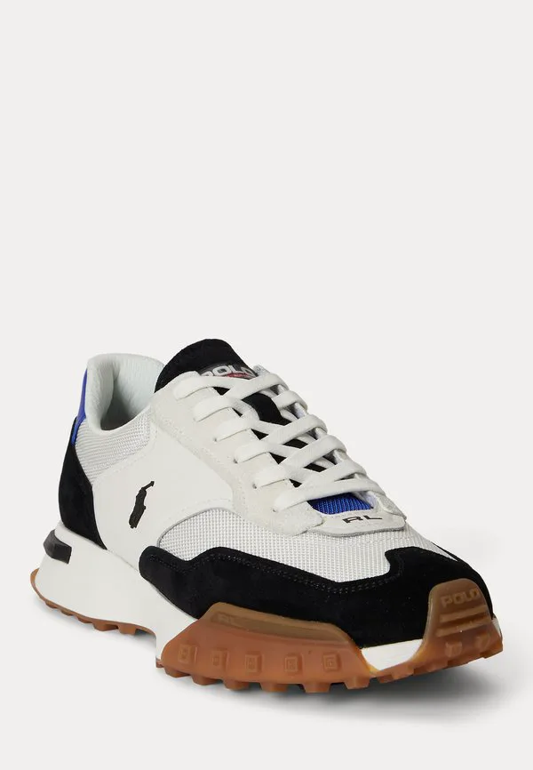 Кроссовки eldridge с замшевыми вставками Polo Ralph Lauren, Deckwash White/Black/Royal — фото 2