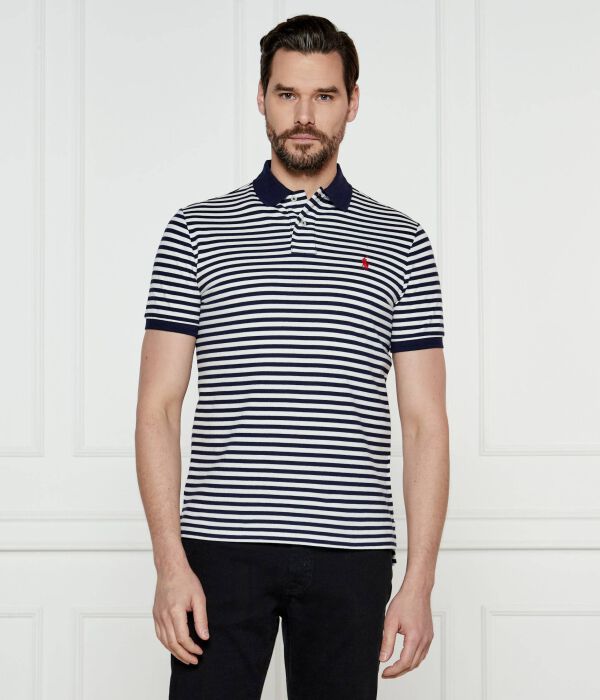 

Рубашка поло Custom slim fit Polo Ralph Lauren, белый