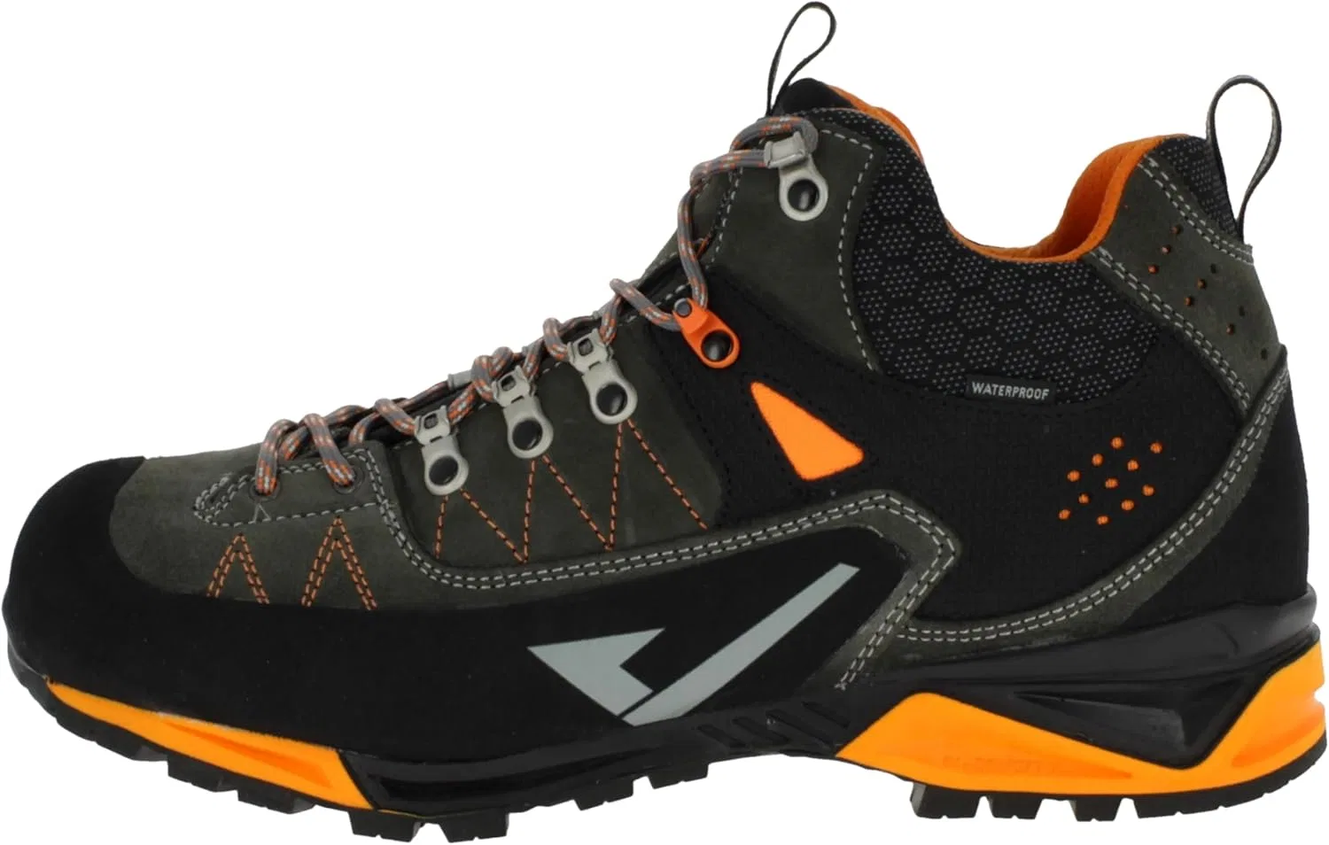 Рабочие водонепроницаемые и легкие мужские рабочие ботинки Garsport Mountain Tech Mid W7 S7S с нескользящей подошвой и мембраной, Antracite Orancio — фото 2