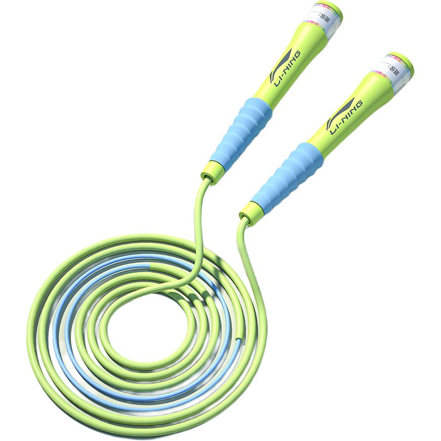 

Скакалка PVC с ручками из PP и силикона, детская, длина троса 2,8 м LINING, зеленый